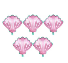 Mermaid Theme Birthday Party Decoration Plates Balloons Napkins cups tableware