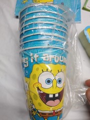 VTG SpongeBob SquarePants Dangling Party Decorations 2001 Full Setup Ready Y2k