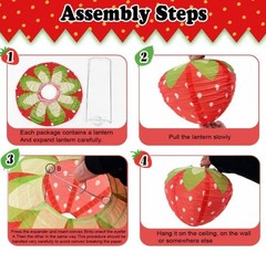 Strawberry Shortcake Birthday Decorations – Banner Cake Toppers Balloons Pape…