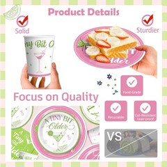 193pcs Birthday Party Decoration Set for 25 – Plates, Napkins, Banner & More!