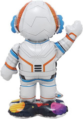 Inflatable Spaceman Astronaut Balloons Base Standing Foil Balloon Boys Space The