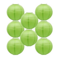 Sage Green Paper Lanterns Chinese Round Lanterns for Ceiling 12in sage green