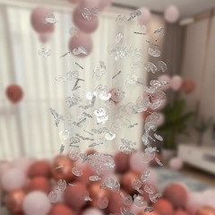 Transparent Balloon Clips for 5–12 Inch Latex Balloons 500 Pcs, No-Knot Plast…