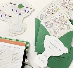 20ct Party Invitations Cream/Green/Pink – kate spade new york x Target