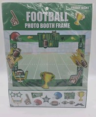 Football Party Photo Booth Frame 13 Piece Set New