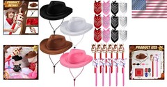 Complete Cowboy Costume Accessories – Hats, Bandanas, Horses