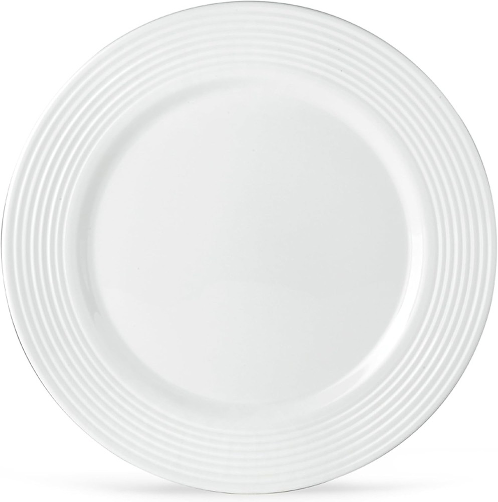 Lenox Tin Can Alley 7-Degree Dinner Plate, White, 1 Count (Pack of 1) White