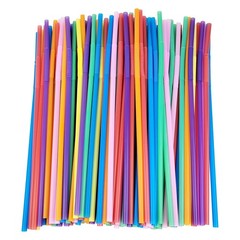 100 PCS 0.23 inches in Diameter 13inch Extra Long Straws Flexible Plastic, Co…