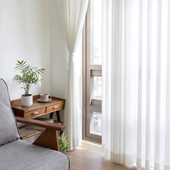 White Chiffon Curtain 2 Panels 2.4ftx9ft Rod Pocket Tulle Backdrop 29″x108″