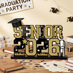 Senior 2026 Graduation Table Decorations Metal Senior Class