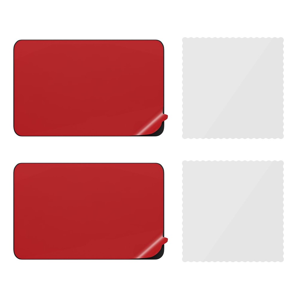 REDTIGER Adhesive and Electrostatic Stickers for Dash Cam Mounting, Gray