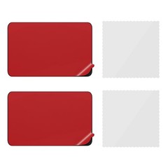 REDTIGER Adhesive and Electrostatic Stickers for Dash Cam Mounting, Gray