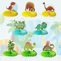 Dinosaur Birthday Decorations for 1 2 3 4 5 6 Year Old Boy Girl, Happy…