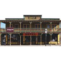 H13726 Tombstone Arizona Wild West Hotel History Cardboard Cutout Standee Standu