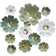 Paper Flower for Birthday Wedding Party Backdrop Nursery Wall Home Decor (10 …