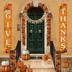 5 Pack 30Ft Artificial Fall Maple Leaf Garland Autumn Thanksgiving Decor