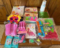 Dinosaur Birthday Party Lot Assorted Accessories Multicolor