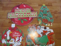 Christmas Diecuts Cutouts Varied Vintage Decorations U Pick NOT a LOT