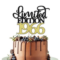 Limited Edition 1966 Cake Topper, Happy 60th Birthday Cake Topper, Men and Wo…