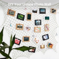 2 Pack Fish Net Decorations – 80×40 Inch Beige Fishing Net Decor for Under Th…