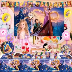 Rapunzel Princess Birthday Party Supplies,Princess Party Decorations & Tableware