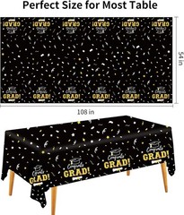 Graduation Decorations 2026 Graduation Tablecloths Congrats Grad Table Cover for