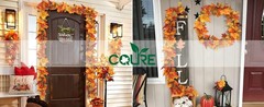 4 Pack Fall Leaf Garland, Total 23.6Ft Artificial Fall Vines Autumn Garland Fall