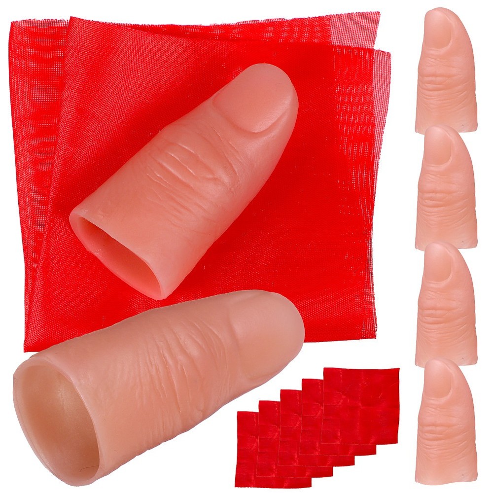 6 Sets Juggling Scarves for Beginners Magician Thumb Finger Decoration