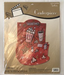5 Hallmark Party Express Centerpieces It’s Showtime Popcorn Snack Movie Theme