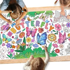 Creative Butterfly Birthday Poster – 31.5 x 72 Inches for Classroom & Events