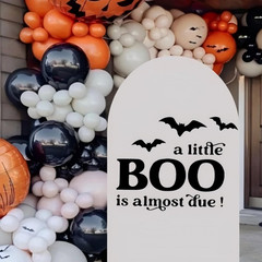 A Little Boo Is Almost Due Decal – Halloween Baby Shower Gender Reveal Party Dec