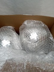 WILLBOND 17 Pack Large Christmas Disco Ball Hanging Disco Ball (6, 4, & 2″)