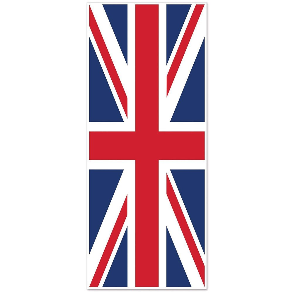 Beistle Union Jack Door Cover – British | Party Supply | Decoration