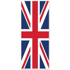 Beistle Union Jack Door Cover – British | Party Supply | Decoration