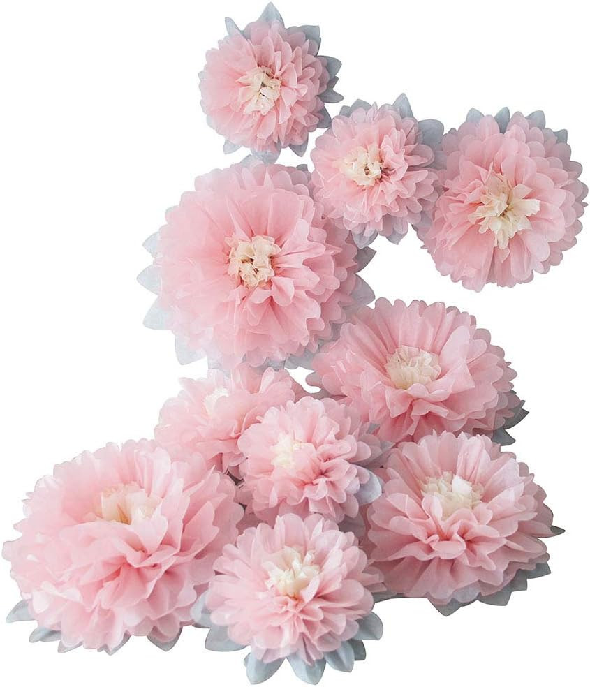 Paper Flower Decorations for Wall Backdrop Girld Nursery Wall Decor Wedding Brid