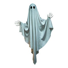 Halloween Scary Hanging Decoration Plastic Fabric Specters Figure For Atmosphere