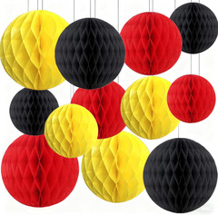 12Pcs Pastel Hanging Honeycomb Balls Decorations Party Decoration Rainbow Birthd