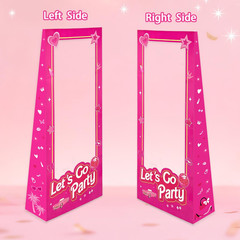 5.2Ft Tall Life Size Stand-In Cardboard Cutouts Doll Photo Booth Props for Doll