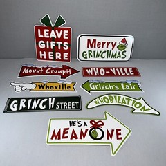 18pc How The Grinch Stole Christmas Small Cardboard Cut Out Party Decorations