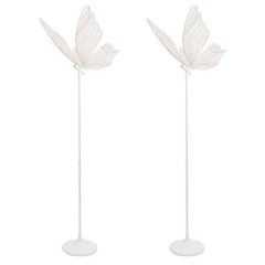 2PC Butterfly Floor lamp Ceiling Lamp Romantic Decoration Party Atmosphere Props