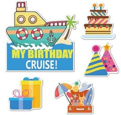 Birthday Cruise Door Decorations Magnetic for Cruise Ship Cabin Door Theme