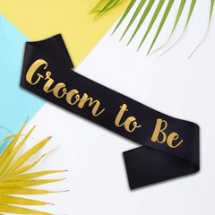 Groom to Be Sash, Funny Bachelorette Sashes for Bachelor Party Accessories fo…