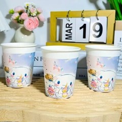 250ml Sanrio Hello Kitty 50 Pc Thick Disposable Paper Cups All Occasion Birthday