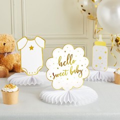Sparkle and Bash Baby Shower Decorations & Centerpieces – 12 Piece Set