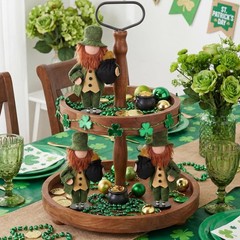 3 Pcs St. Patrick’s Day Leprechaun Table Decoration Irish Leprechaun Doll for…