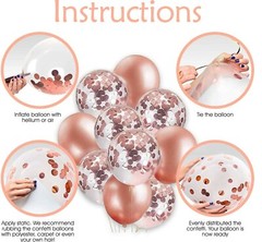 Rose Gold Party decoration Birthday Balloons Wall Drops Valentine Decorations