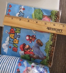 Mario Bros. Birthday Supplies Cups Napkins Cake Plates 20 Each