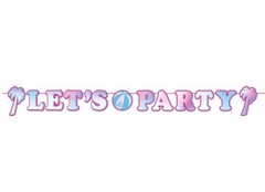 2x Barbie Happy Birthday Party Background Banner Metallic Silver, Pink 12 Ft