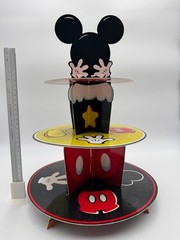 Mickey Mouse 2nd Birthday Party Centerpiece & Cupcake Stand Decoration Set