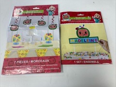 COCOMELON TABLE DECORATING KIT (7pcs) ~ Happy Birthday Party Decorations Lot